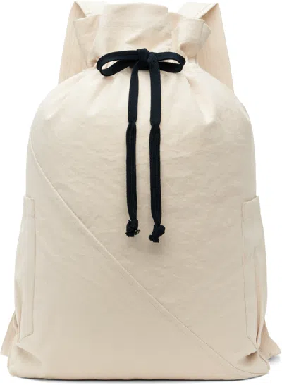 Jan-jan Van Essche Off-white #40 Backpack In Kinari