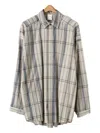 Jan-jan Van Essche Plaid Madras Shirt In Gray