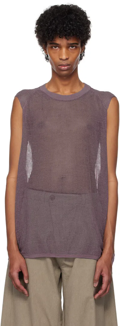 Jan-jan Van Essche Purple #62 Tank Top In Lavender