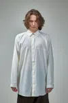 Jan-jan Van Essche Shirt#101 Loose Fit Button-up Dress Shirt Shirting In White
