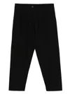 Jan-jan Van Essche Tapered-leg Trousers In Black