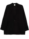 Jan-jan Van Essche Textured Jacket In Black