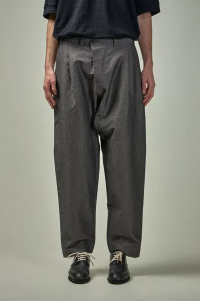 Jan-jan Van Essche Trouser#85 Single Pleated Loose Fit Trousers Cavalry Twill In There Is No Color Specification For This Product.
