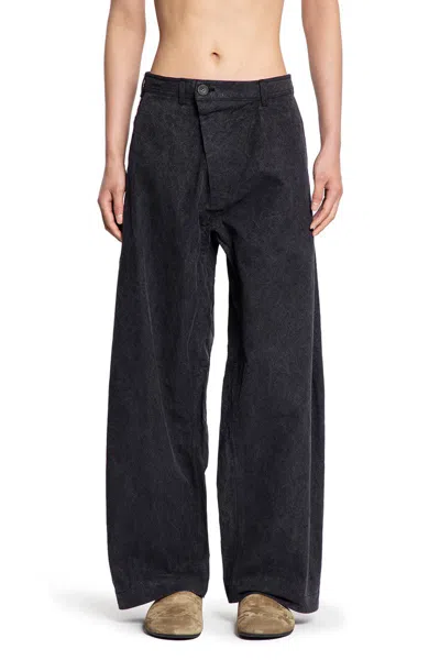 Jan-jan Van Essche Jan Jan Van Essche Trousers In Black