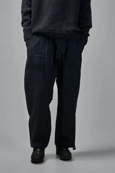 Jan-jan Van Essche Trousers#88 Medium Seersucker In Blue