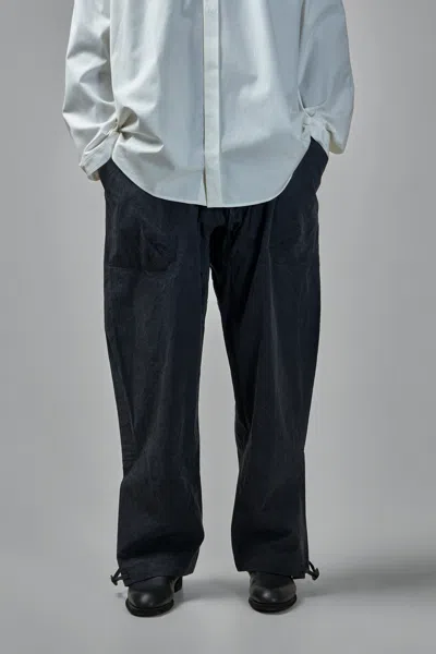 Jan-jan Van Essche Trousers#88 Time Washed Canvas In Gray