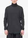 Jan-jan Van Essche Turtleneck Regular Fit Tee In Gray