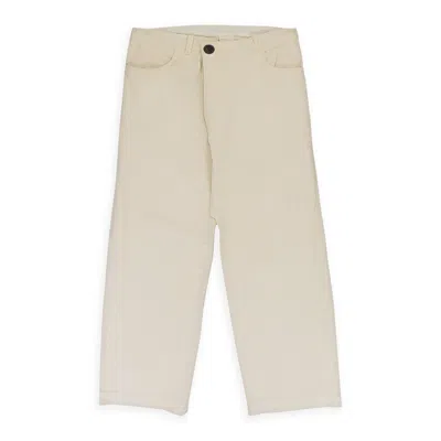 Jan-jan Van Essche White Loose Fit Jeans In Neutral