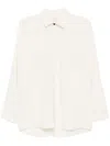 Jan-jan Van Essche Wind Kasuri Shirt In White