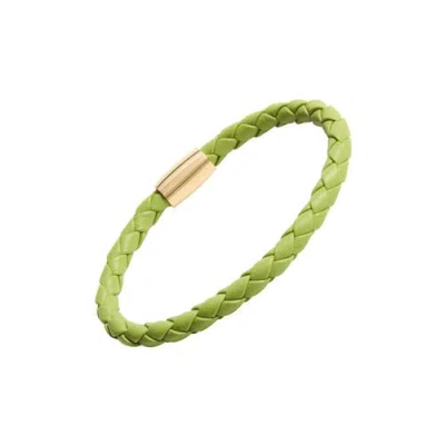 Jan Leslie Calypso Petite Sterling Leather In Green