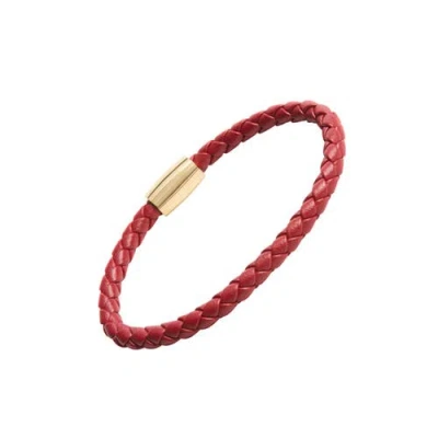 Jan Leslie Calypso Petite Sterling Leather In Red
