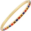 Jan Leslie Dash Bracelet Set In Sterling With 18k Gold Overlay