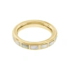 Jan Leslie Dash Ring Set In Sterling With 18kt Gold Overlay