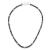 Jan Leslie Gemstone Beaded Necklace With Sterling Silver Lobster Closure In Blue