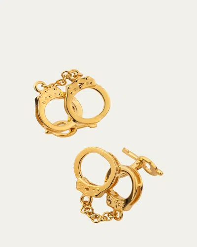 Jan Leslie Men's 18k Gold Vermeil Handcuff Cufflinks