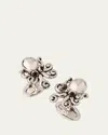 Jan Leslie Men's Sterling Silver Octopus Cufflinks In Silver