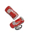 Jan Leslie Red Fast Car Cufflinks In Red