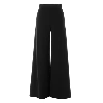 Jana Coshè Women's Black Wide-leg Palazzo Pants