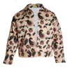 Janara Jones Men's Unisex Paisley Print Denim Jacket M