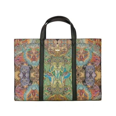 Janara Jones Women's Cats Tote Bag In Black