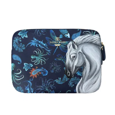 Janara Jones Women's Old Money Laptop Bag Hand Printed
