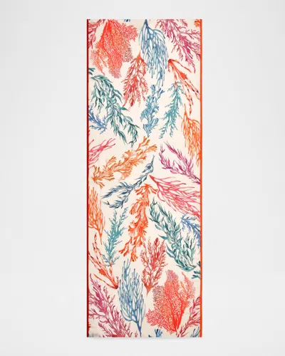 Janavi India Coral Canopy Wool Scarf