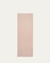 Janavi India Opal Merino Wool Scarf In Silver Peony