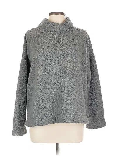 Pre-owned Jane And Bleecker Fleece Jacket In Gray