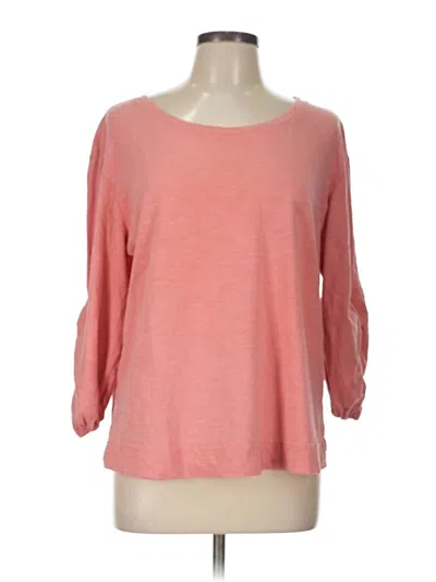Pre-owned Jane And Delancey 3/4 Sleeve T-shirt In Pink