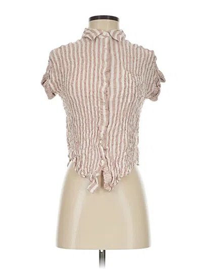 Pre-owned Jane And Delancey Cardigan Sweater In Tan