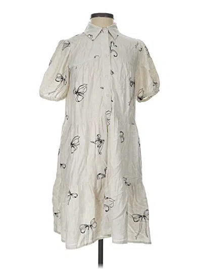 Pre-owned Jane And Delancey Casual Dress In Ivory