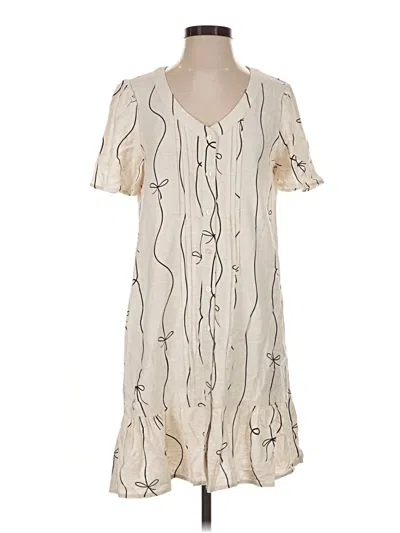 Pre-owned Jane And Delancey Casual Dress In Ivory