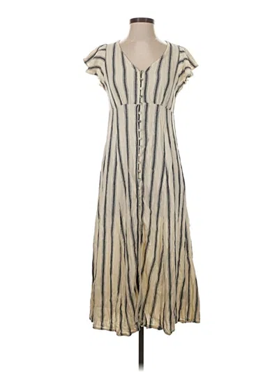 Pre-owned Jane And Delancey Casual Dress In White
