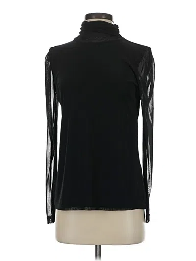 Pre-owned Jane And Delancey Long Sleeve Top Black Turtleneck Tops