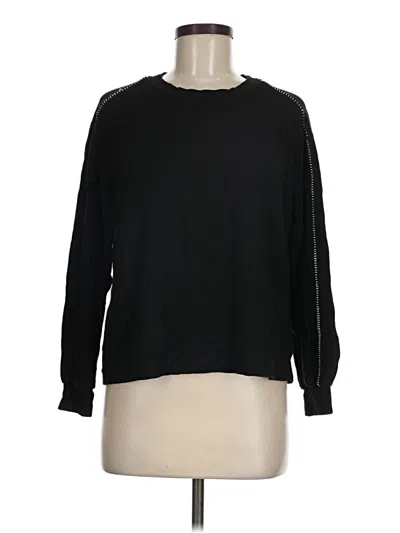 Pre-owned Jane And Delancey Long Sleeve T-shirt In Black