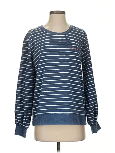 Pre-owned Jane And Delancey Long Sleeve T-shirt In Blue