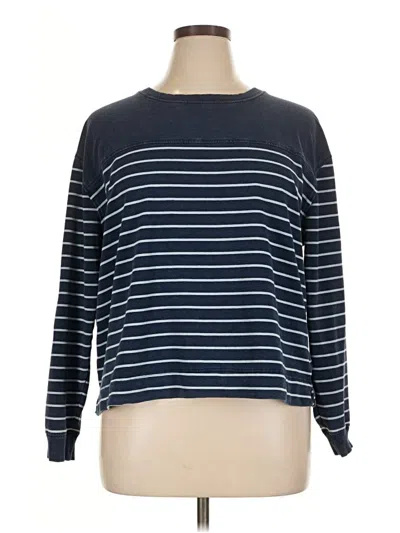 Pre-owned Jane And Delancey Long Sleeve T-shirt In Blue