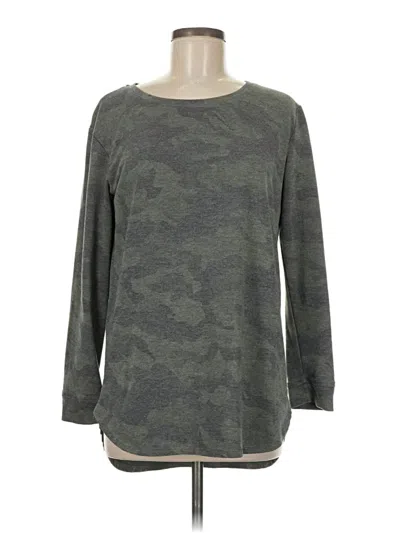 Pre-owned Jane And Delancey Long Sleeve T-shirt In Green