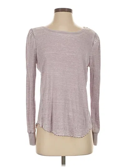 Pre-owned Jane And Delancey Long Sleeve T-shirt In Pink