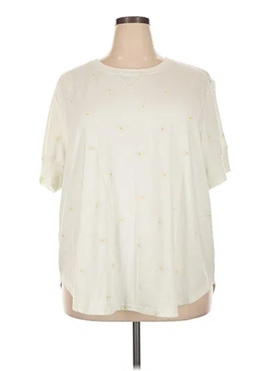Pre-owned Jane And Delancey Poncho In Ivory