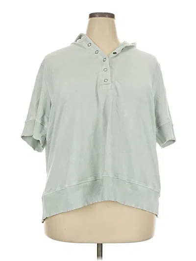 Pre-owned Jane And Delancey Poncho In Teal