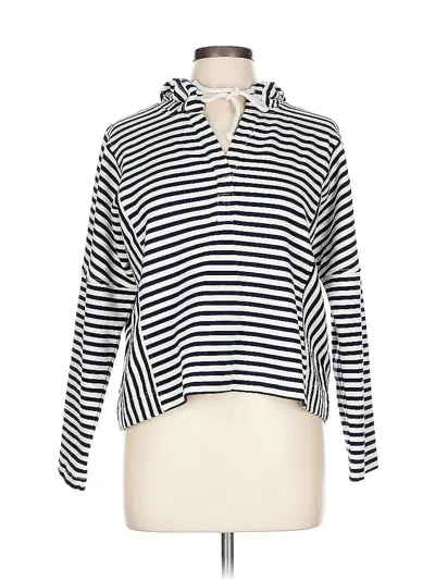 Pre-owned Jane And Delancey Pullover Hoodie In White