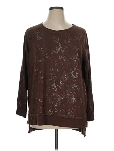 Pre-owned Jane And Delancey Pullover Sweater In Brown