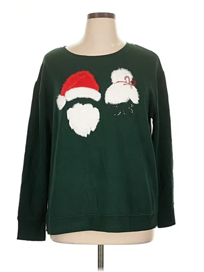 Jane And Delancey Pullover Sweater In Green