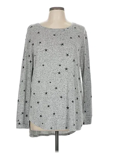 Pre-owned Jane And Delancey Pullover Sweater In Silver