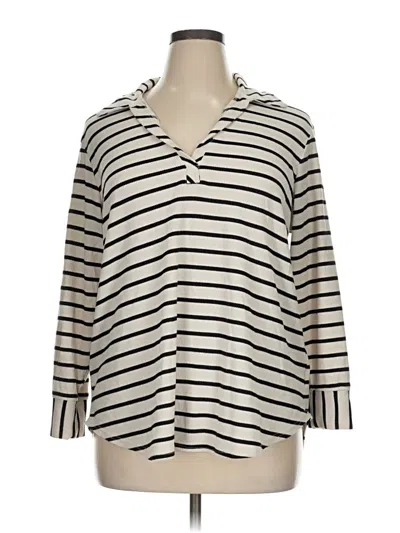 Pre-owned Jane And Delancey Pullover Sweater In White