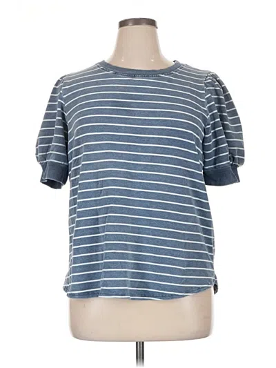 Pre-owned Jane And Delancey Short Sleeve T-shirt In Blue