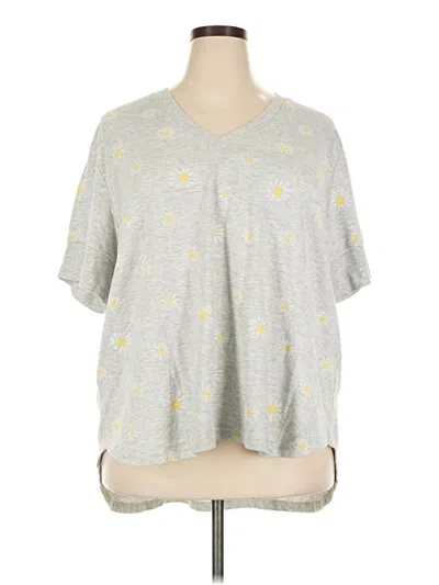 Pre-owned Jane And Delancey Short Sleeve T-shirt In Gray