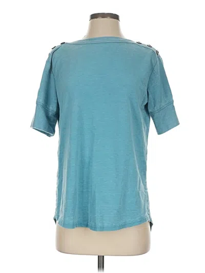 Pre-owned Jane And Delancey Short Sleeve T-shirt In Teal