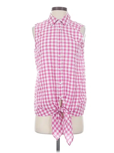 Pre-owned Jane And Delancey Sleeveless Blouse In Pink